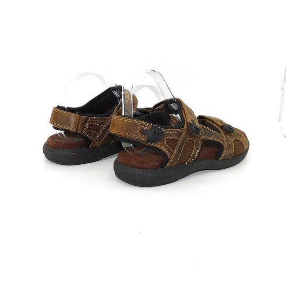 Appalachian Trial "Baxter" Brown Leather Sandal - Picture 9 of 13